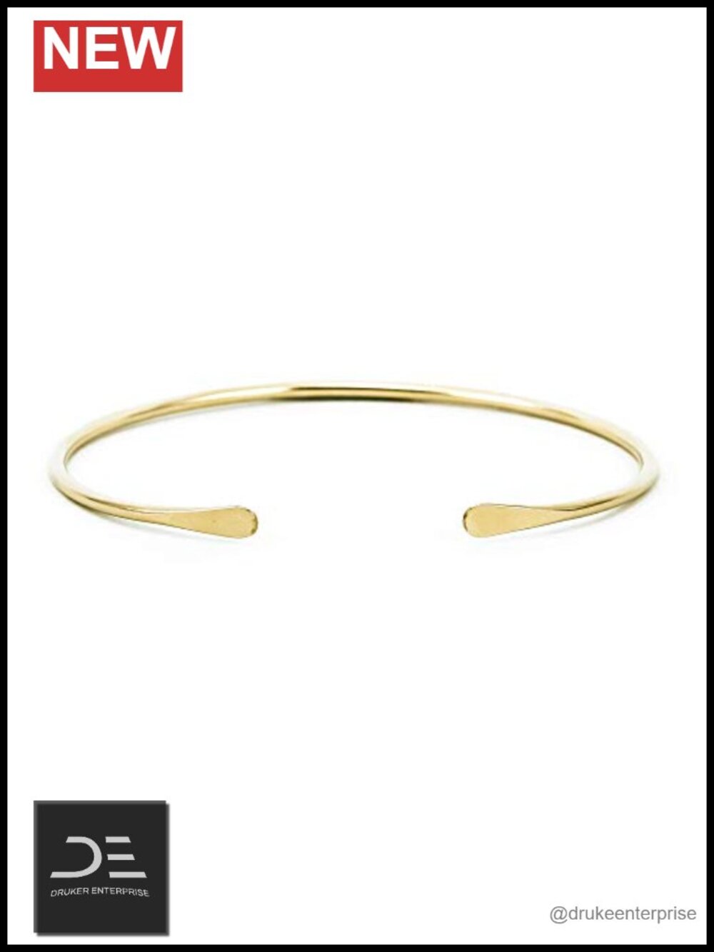 14K Gold Filled Hammered Cuff Bracelet Women Dainty Bangle